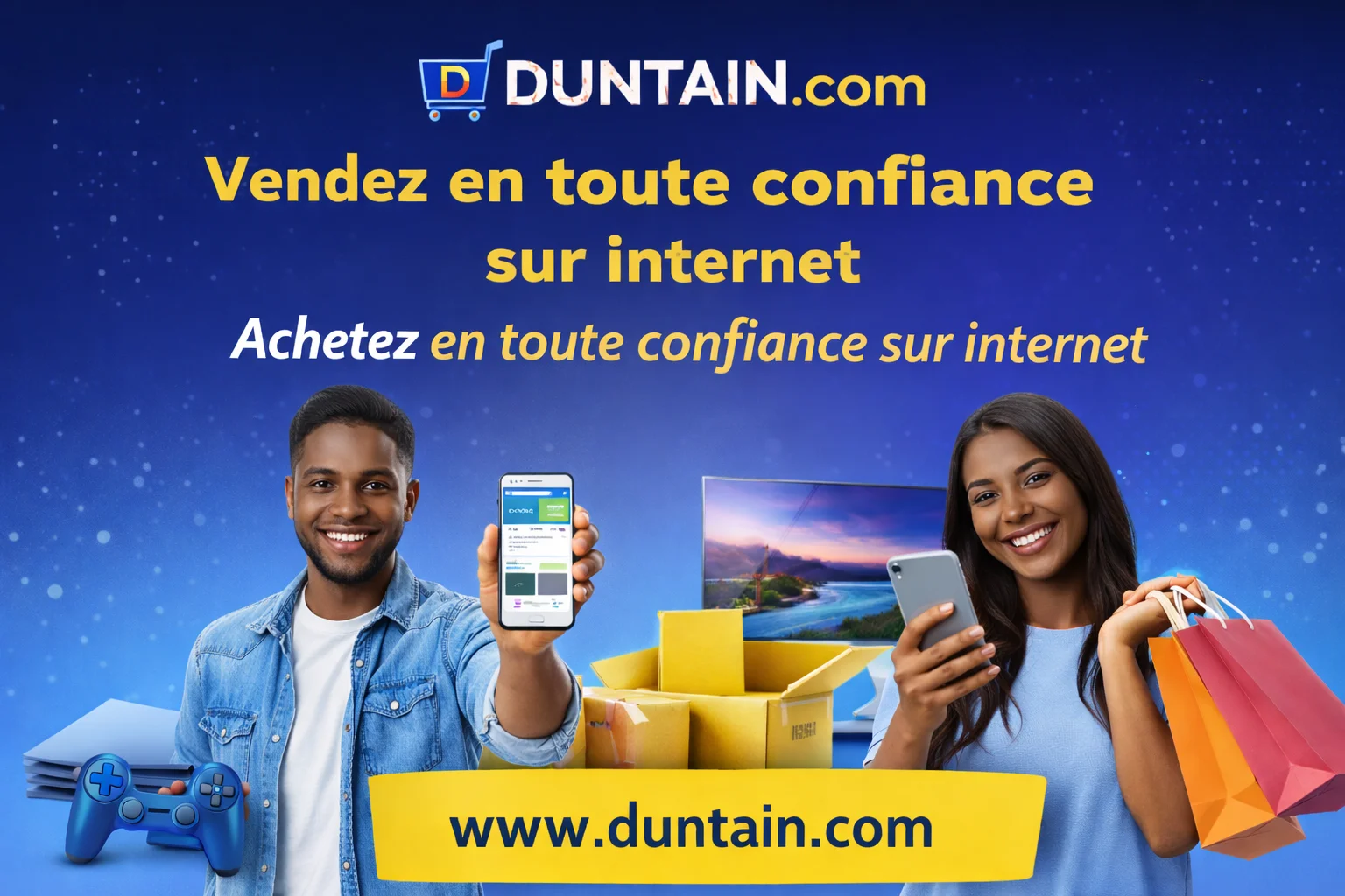 Duntain - Vendez et Achetez en toute confiance sur internet